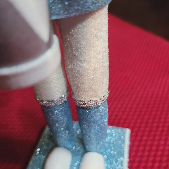 Blue Christmas Nutcracker Soldier Holiday Decor Wooden Statue Xmas Decoration - Picture 8 of 11